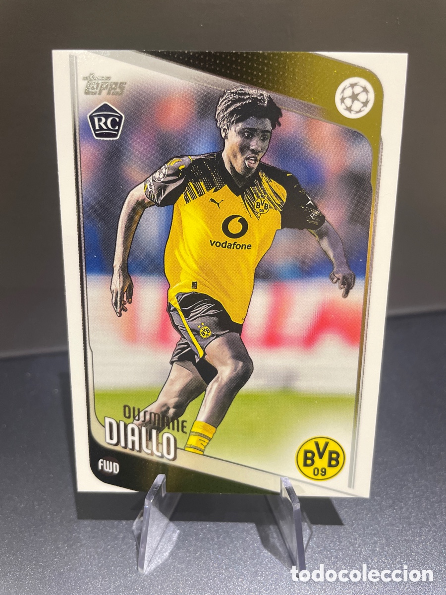 Cromos de F&uacute;tbol: Ousmane Diallo 120 Rookie Topps UCL Flagship 2025-26 Borussia Dortmund