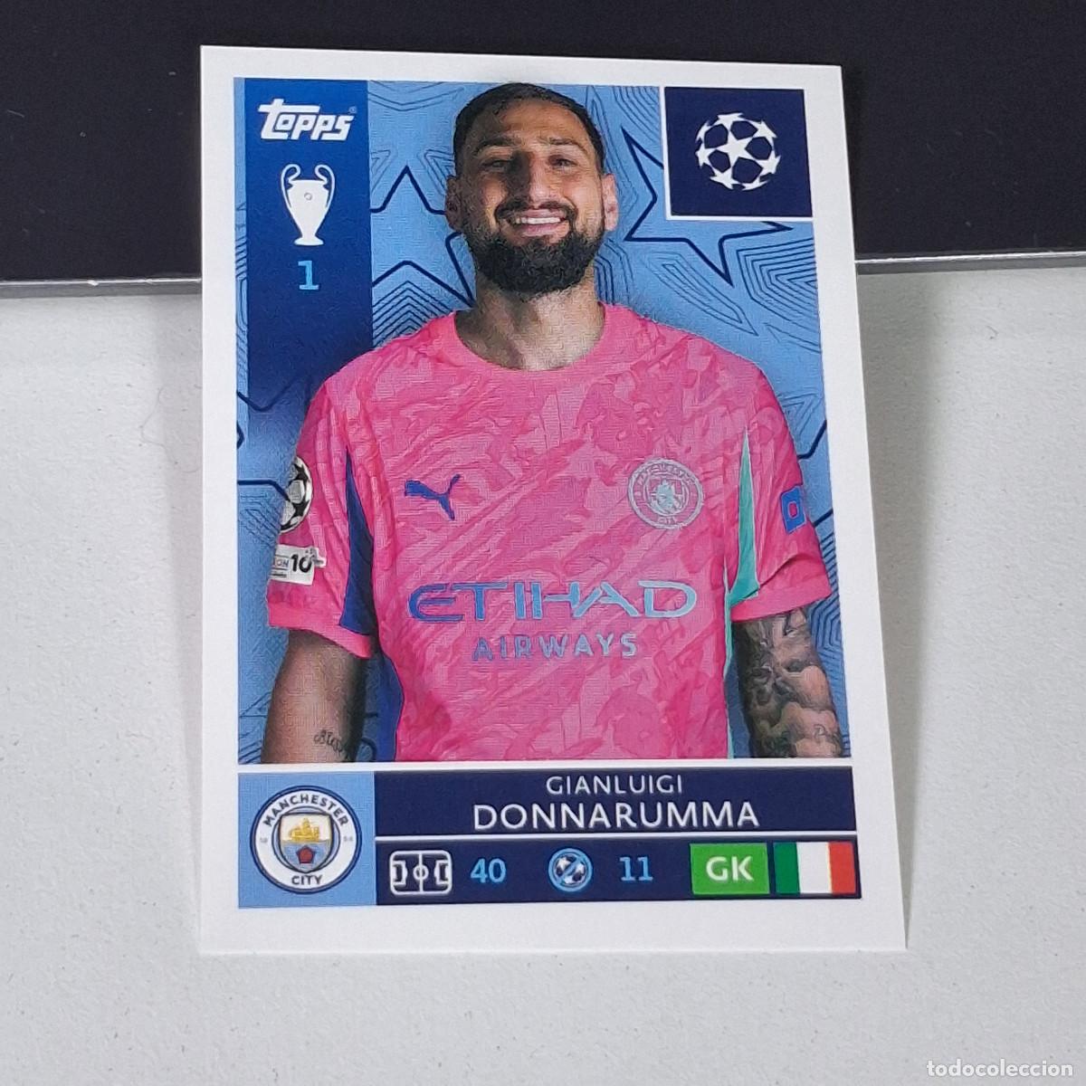 Cromos de F&uacute;tbol: B5 300 GIANLUIGI DONNARUMMA MANCHESTER CITY STICKER CHAMPIONS LEAGUE 2025 2026 25 26 TOPPS