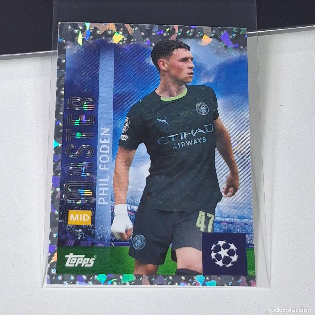 Cromos de F&uacute;tbol: B5 304 PHIL FODEN MANCHESTER CITY MASTER UEFA CHAMPIONS LEAGUE STICKER TOPPS 2025-26 2026 UCL