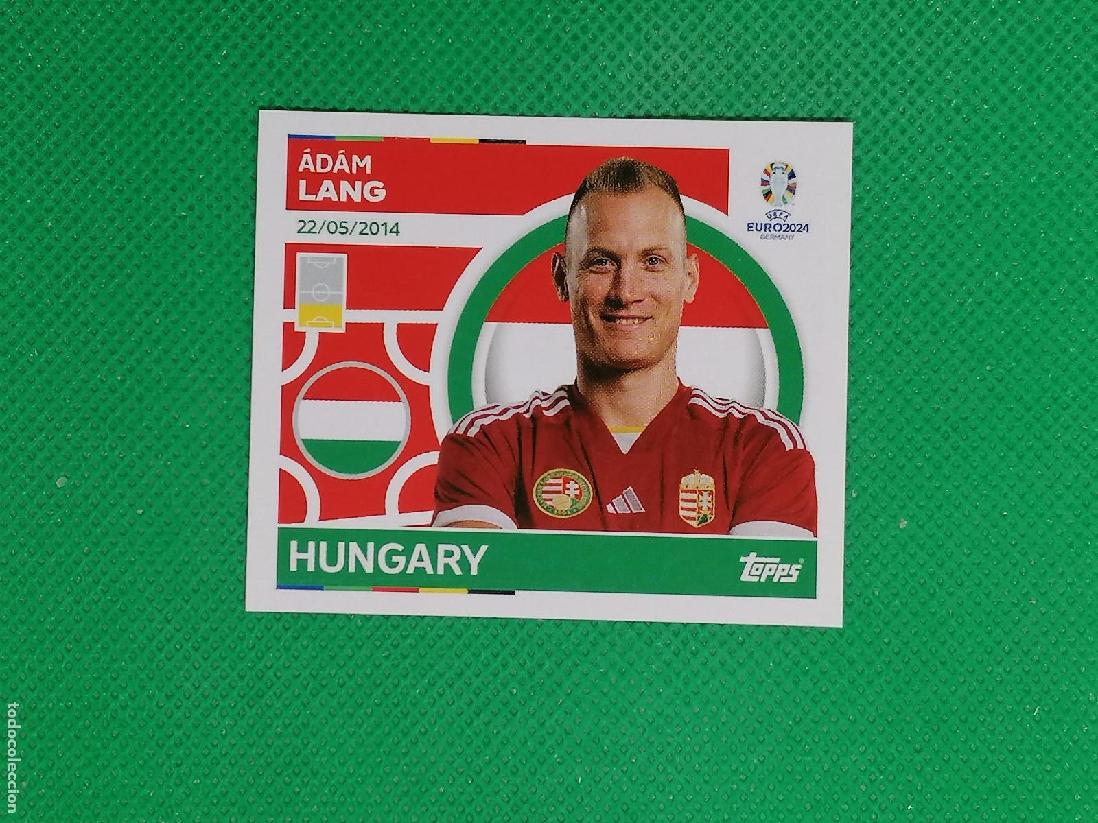 Cromos de F&uacute;tbol: HUN 5 HUN5 ADAM LANG HUNGRIA ⚽ TOPPS EURO 2024 24 GERMANY STICKERS ⚽