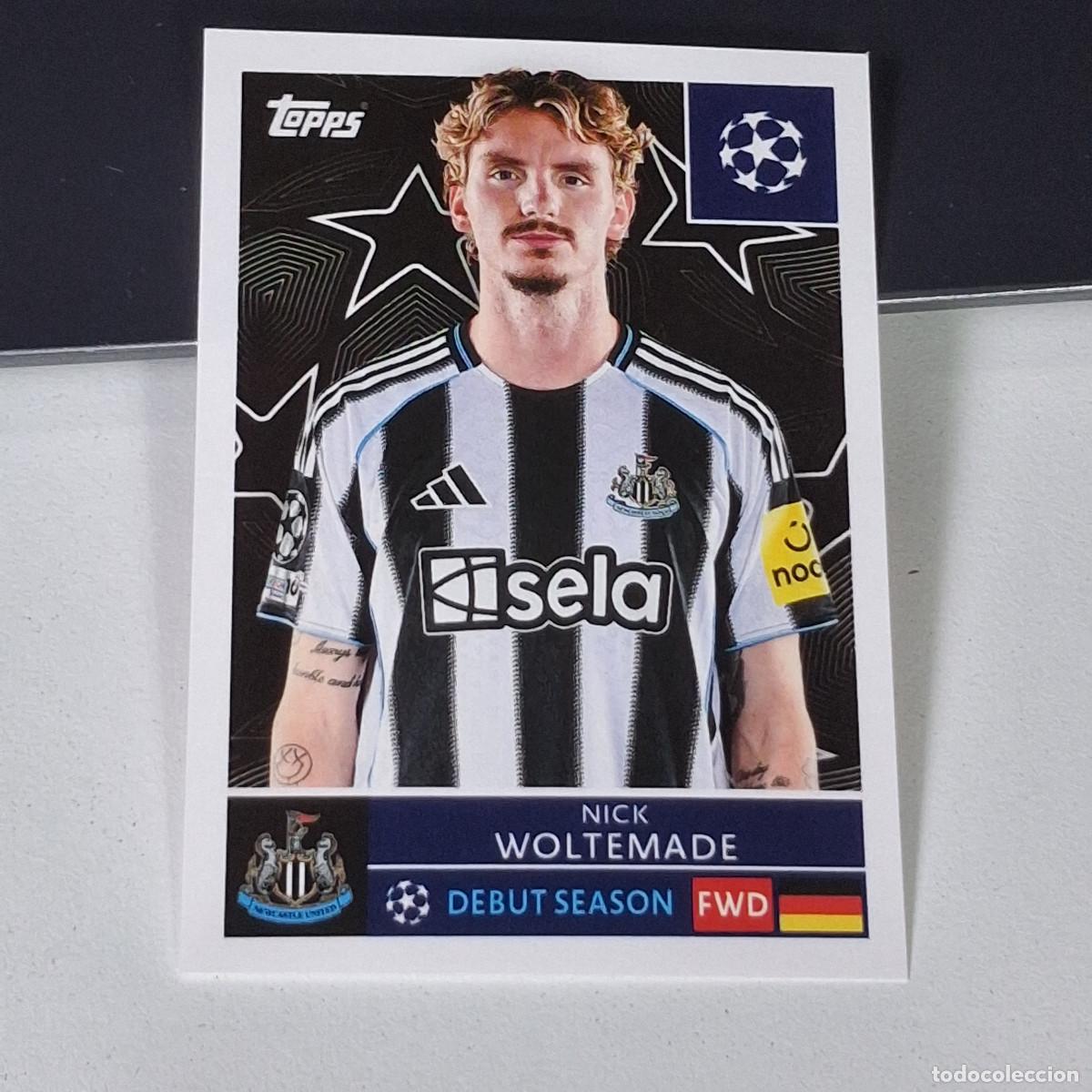 Cromos de F&uacute;tbol: B5 325 NICK WOLTEMADE NEWCASTLE UNITED UEFA CHAMPIONS LEAGUE STICKER TOPPS 2025-26 2026 UCL