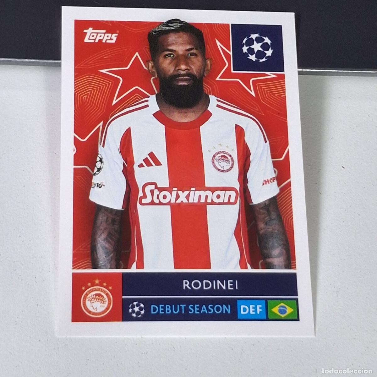 Cromos de F&uacute;tbol: B5 329 RODINEI OLYMPIACOS UEFA CHAMPIONS LEAGUE STICKER TOPPS 2025-26 2026 UCL
