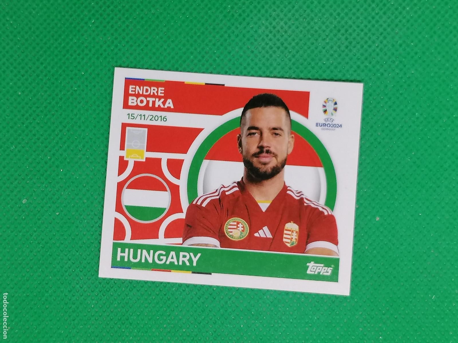 Cromos de F&uacute;tbol: HUN 9 HUN9 ENDRE BOTKA HUNGRIA ⚽ TOPPS EURO 2024 24 GERMANY STICKERS ⚽
