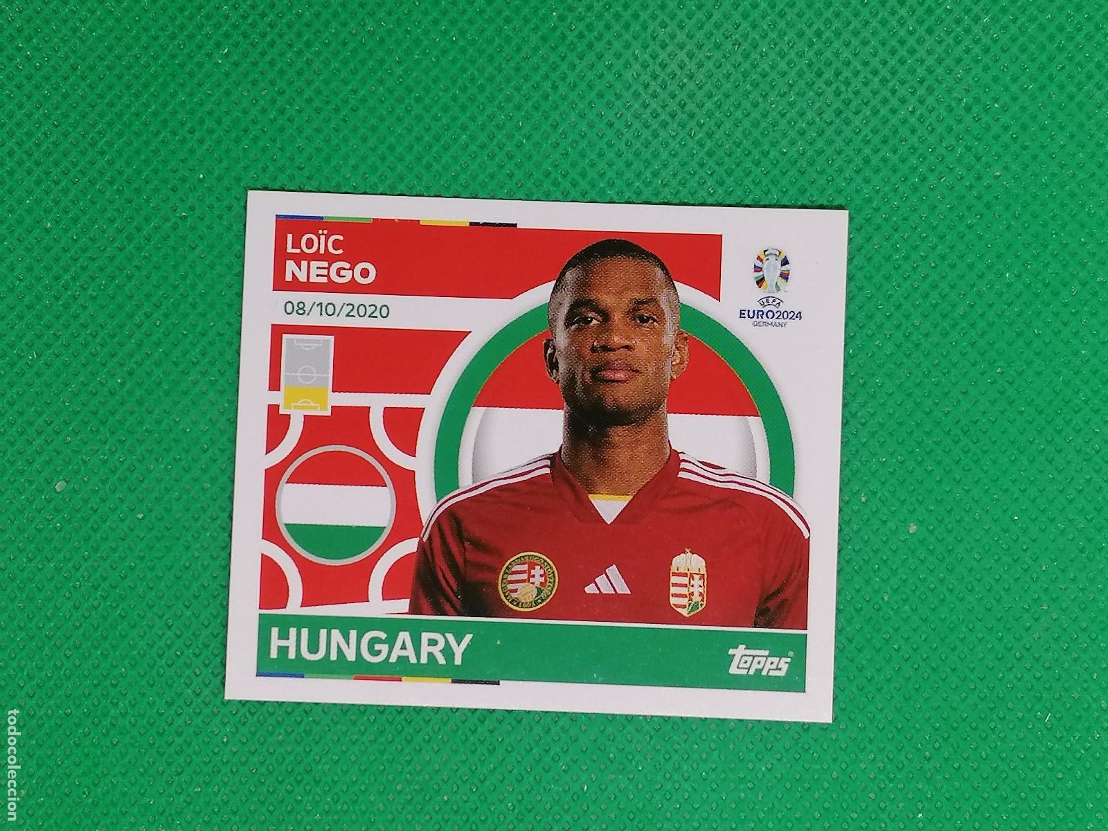 Cromos de F&uacute;tbol: HUN 10 HUN10 LOIC NEGO HUNGRIA ⚽ TOPPS EURO 2024 24 GERMANY STICKERS ⚽