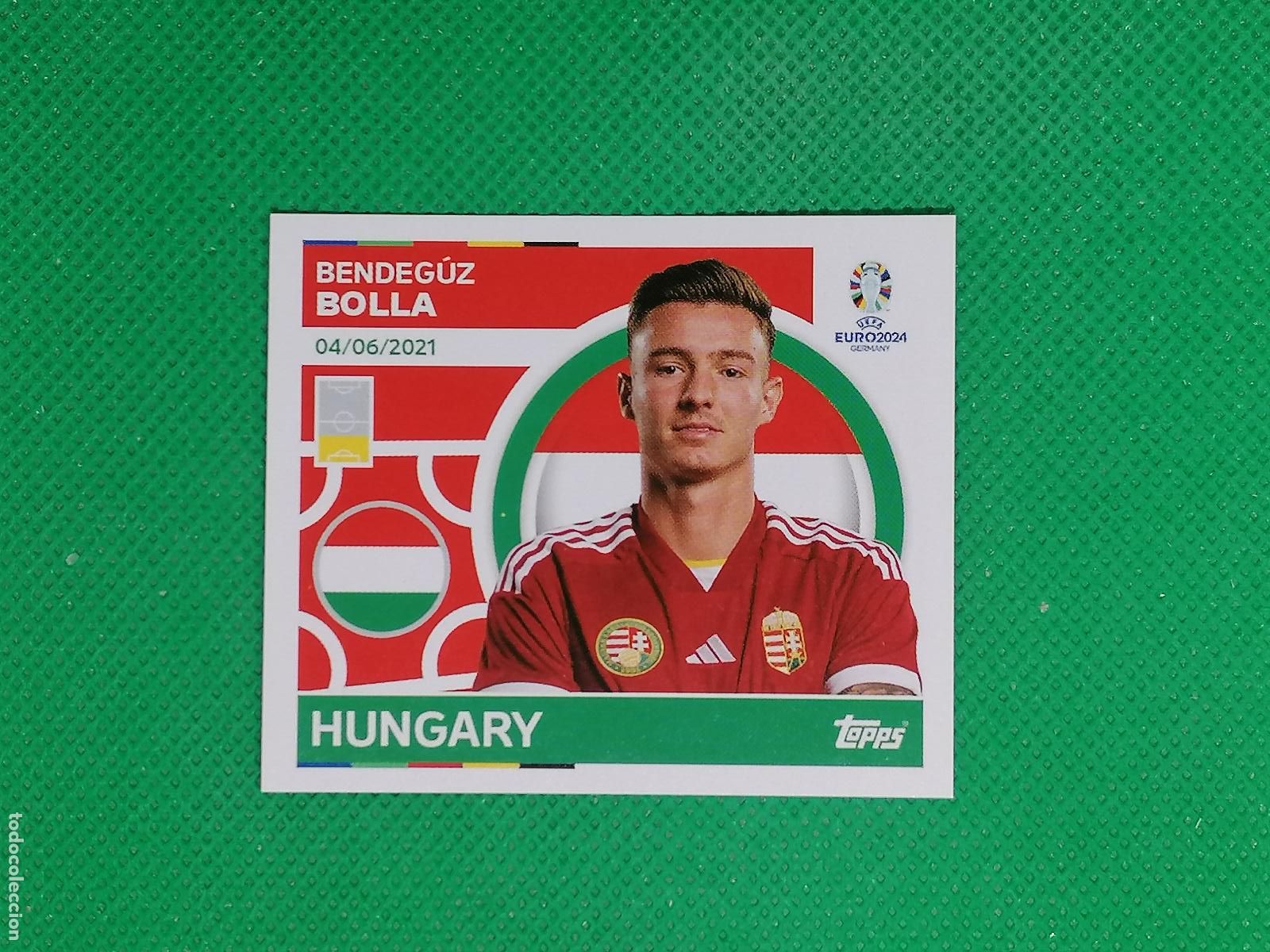 Cromos de F&uacute;tbol: HUN 11 HUN11 BENDEGUZ BOLLA HUNGRIA ⚽ TOPPS EURO 2024 24 GERMANY STICKERS ⚽