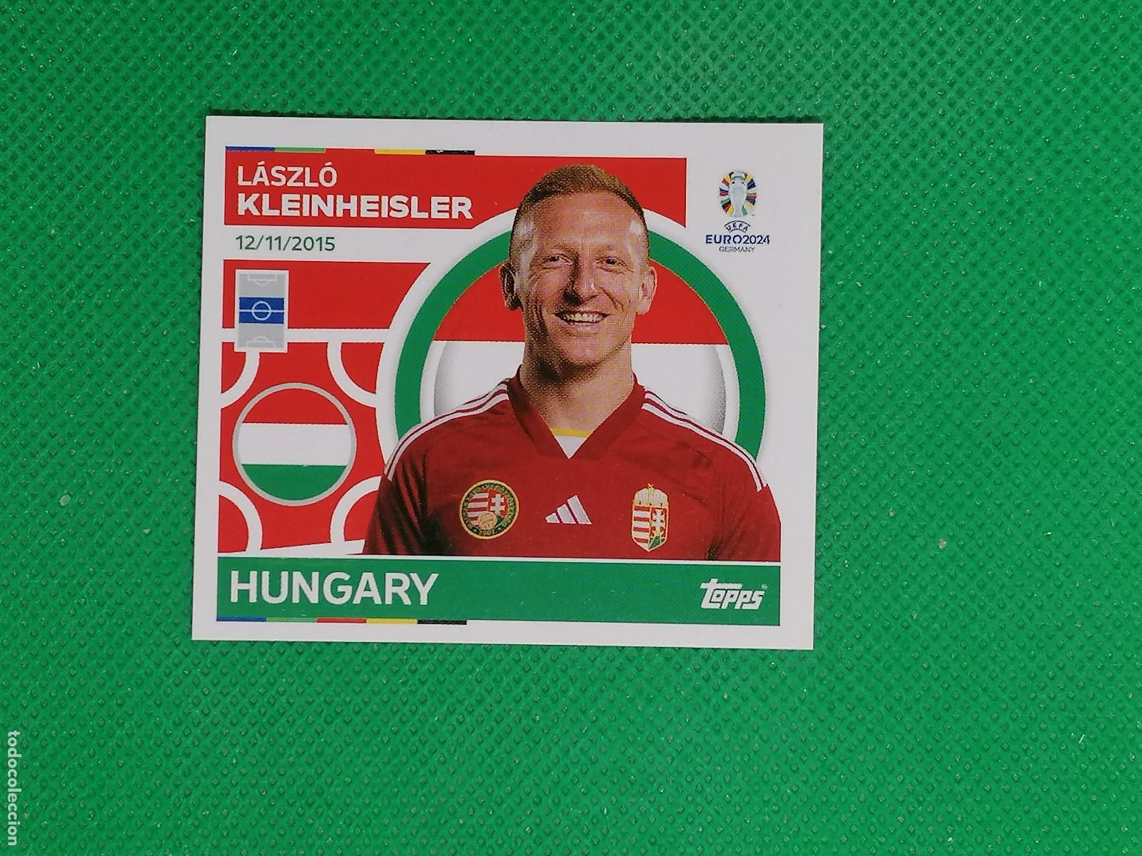 Cromos de F&uacute;tbol: HUN 16 HUN16 LASZLO KLEINHEISLER HUNGRIA ⚽ TOPPS EURO 2024 24 GERMANY STICKERS ⚽