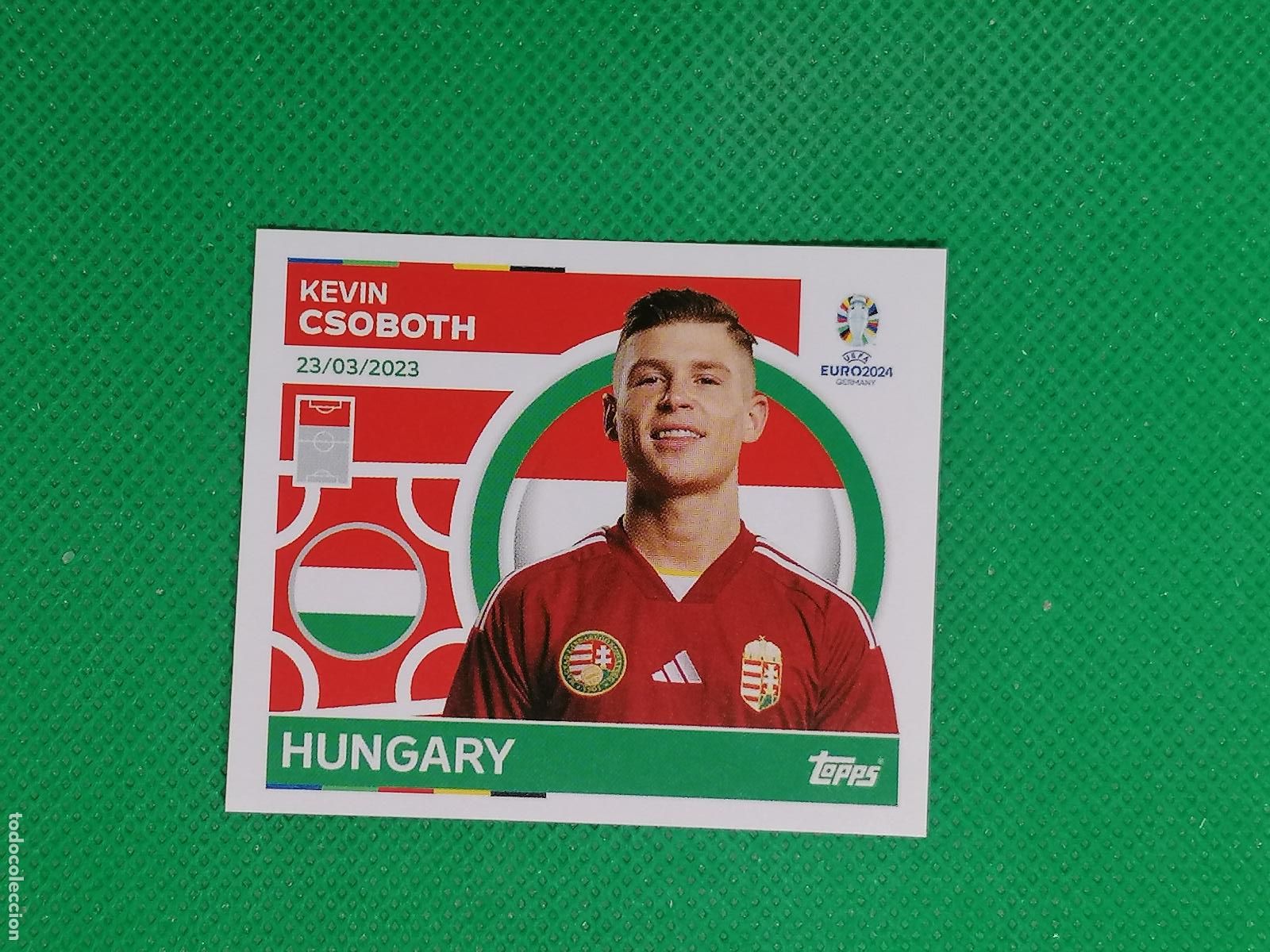 Cromos de F&uacute;tbol: HUN 19 HUN19 KEVIN CSOBOTH HUNGRIA ⚽ TOPPS EURO 2024 24 GERMANY STICKERS ⚽