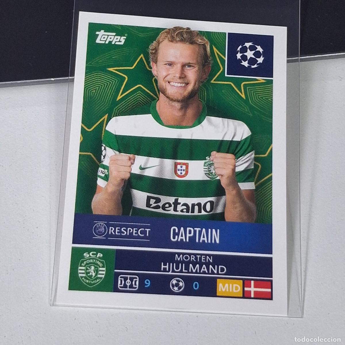 Cromos de F&uacute;tbol: B5 411 MORTEN HJULMAND SPORTING TOPPS UEFA TOPPS UEFA CHAMPIONS LEAGUE STICKER TOPPS 2025-26 2026 U