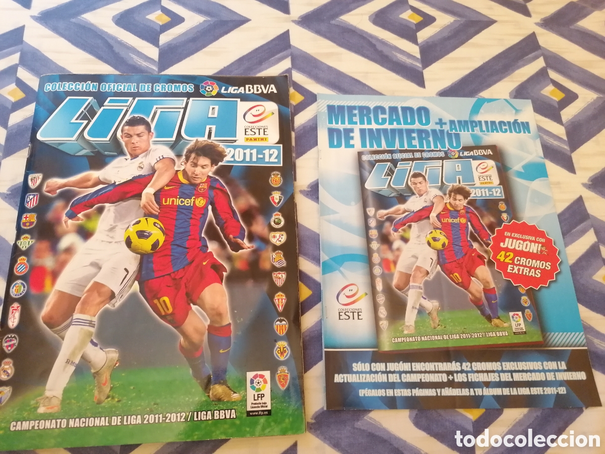 Cromos de F&uacute;tbol: Album Completo Liga Este Panini 2011-2012. Incluye Mercado Invierno, Colocas,Fichajes.Leer.