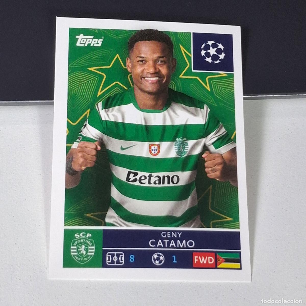 Cromos de F&uacute;tbol: B5 419 GENY CATAMO SPORTING PORTUGAL SCP UEFA CHAMPIONS LEAGUE STICKER TOPPS 2025-26 2026