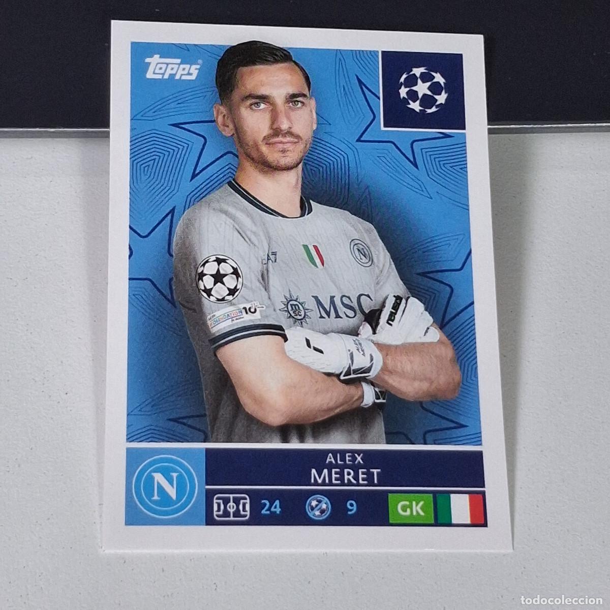 Cromos de F&uacute;tbol: B5 426 ALEX MERET NAPOLES NAPOLI UEFA CHAMPIONS LEAGUE STICKER TOPPS 2025-26 2026 UCL