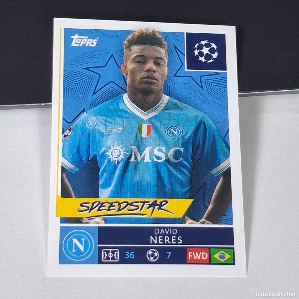 Cromos de Futebol: B5 436 DAVID NERES N&Aacute;POLES NAPOLI STICKER CHAMPIONS LEAGUE 2025 2026 25 26 TOPPS