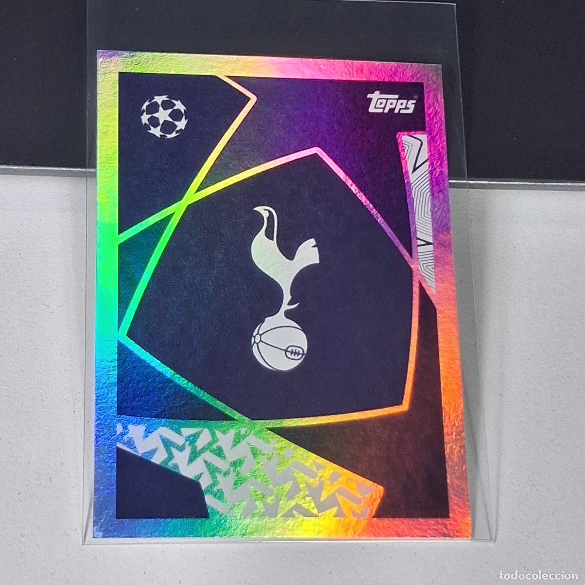 Cromos de Futebol: B5 438 LOGO ESCUDO TOTTENHAM HOTSPUR FC BRILLANTE UEFA CHAMPIONS LEAGUE STICKER TOPPS 2025-26 2026