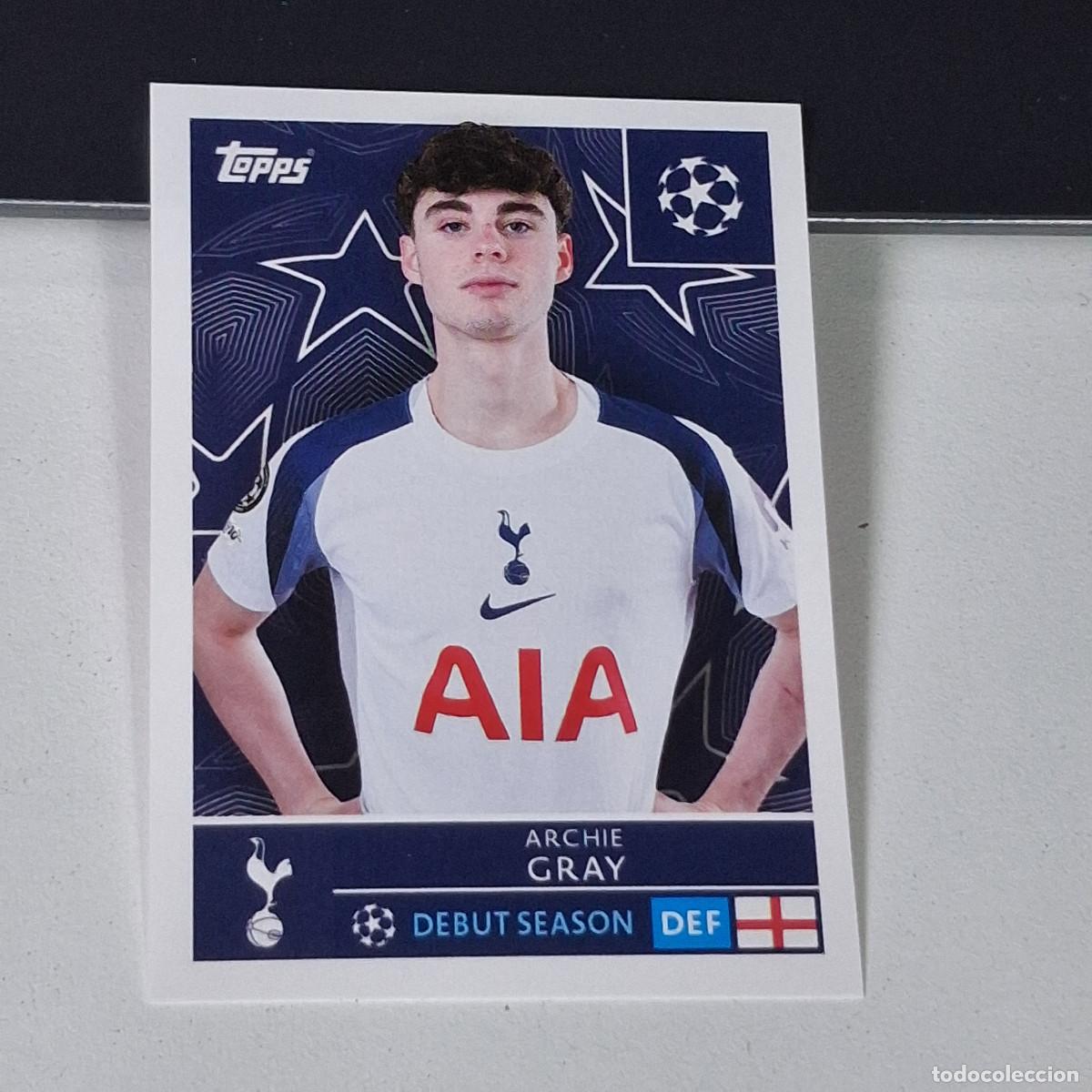 Cromos de F&uacute;tbol: B5 443 ARCHIE GRAY TOTTENHAM HOTSPUR UEFA CHAMPIONS LEAGUE 2025 2026 25 26 TOPPS