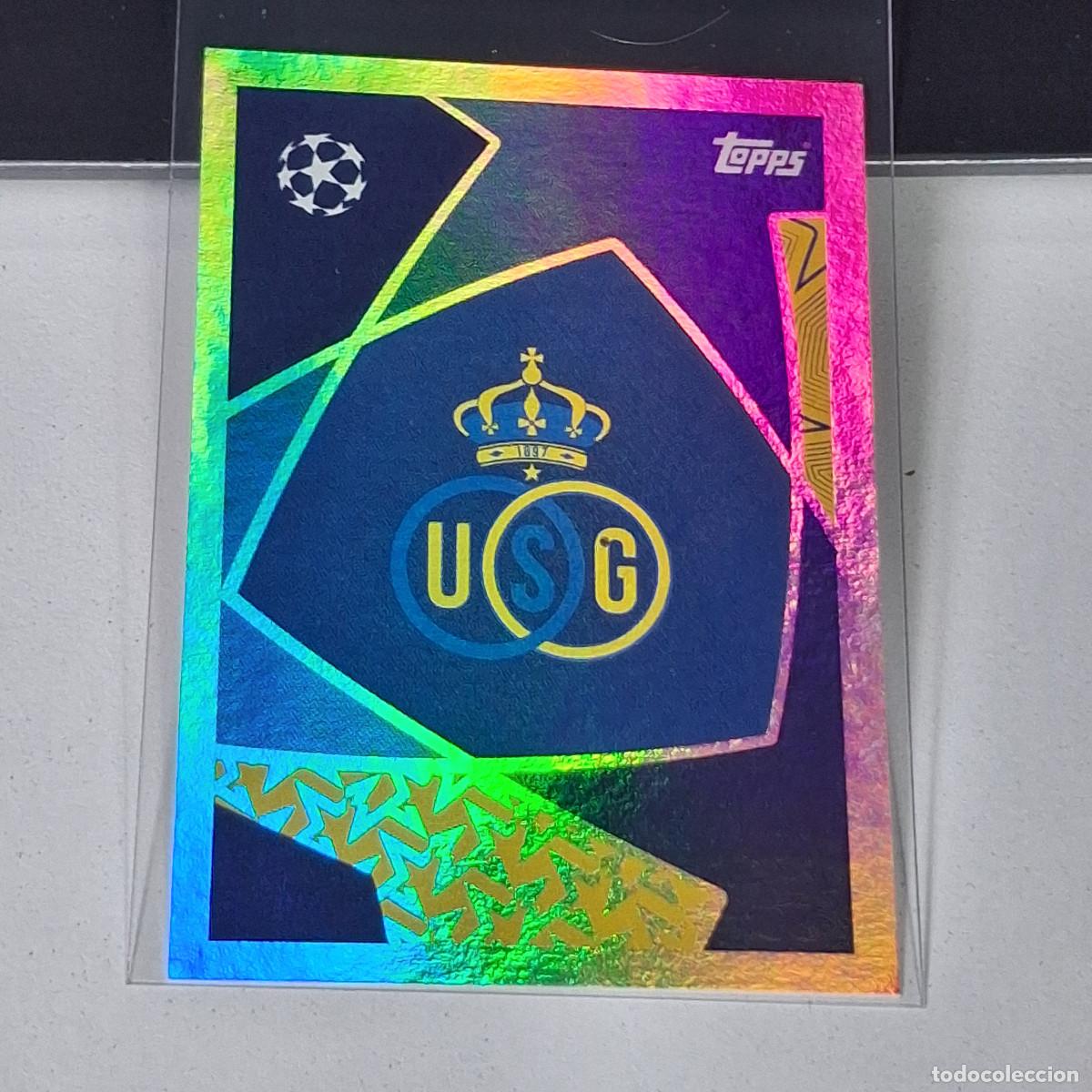 Figurine di Calcio: B5 452 ESCUDO ROYALE UNION SAINT-GILLOISE UEFA CHAMPIONS LEAGUE STICKER TOPPS 2025-26 2026 UCL