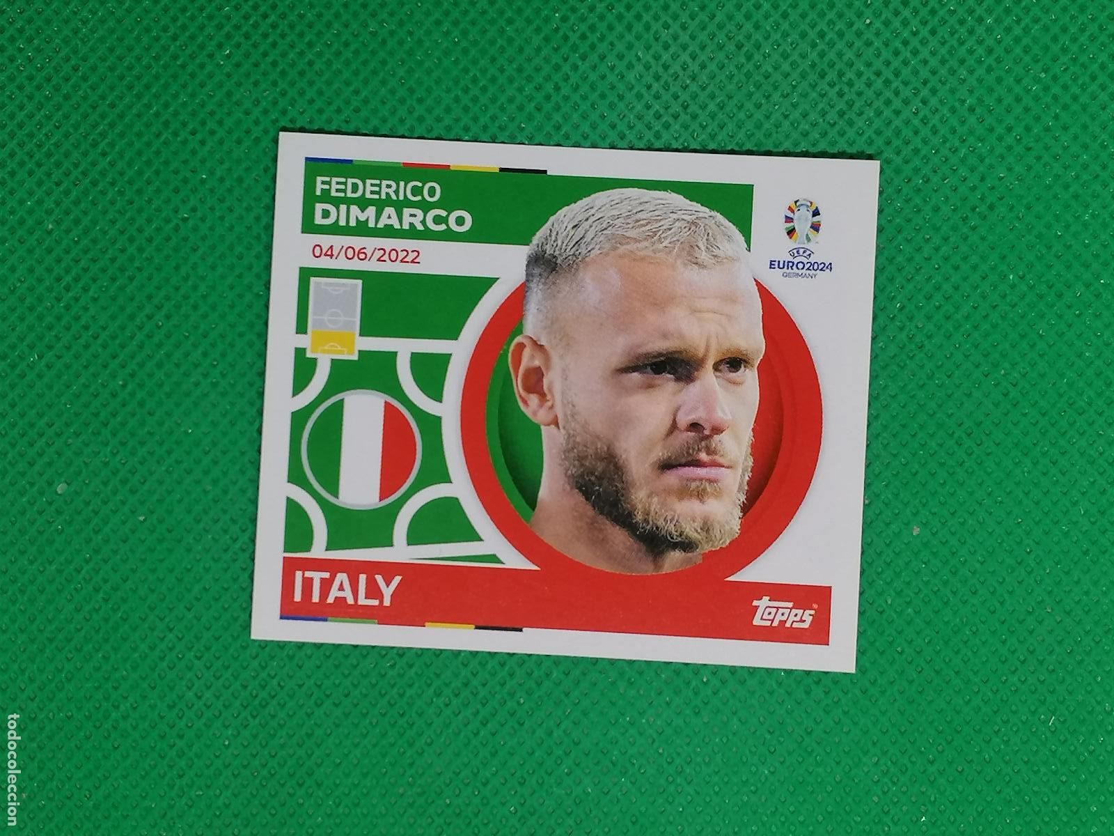 Figurine di Calcio: ITA 10 ITA10 FEDERICO DIMARCO ITALIA ⚽ TOPPS EURO 2024 24 GERMANY STICKERS ⚽