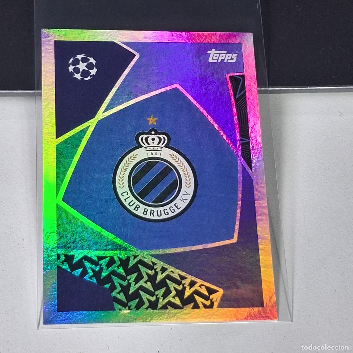 Cromos de F&uacute;tbol: B5 480 ESCUDO LOGO BADGE CLUB BRUGGE UEFA CHAMPIONS LEAGUE STICKER TOPPS 2025-26 2026 UCL