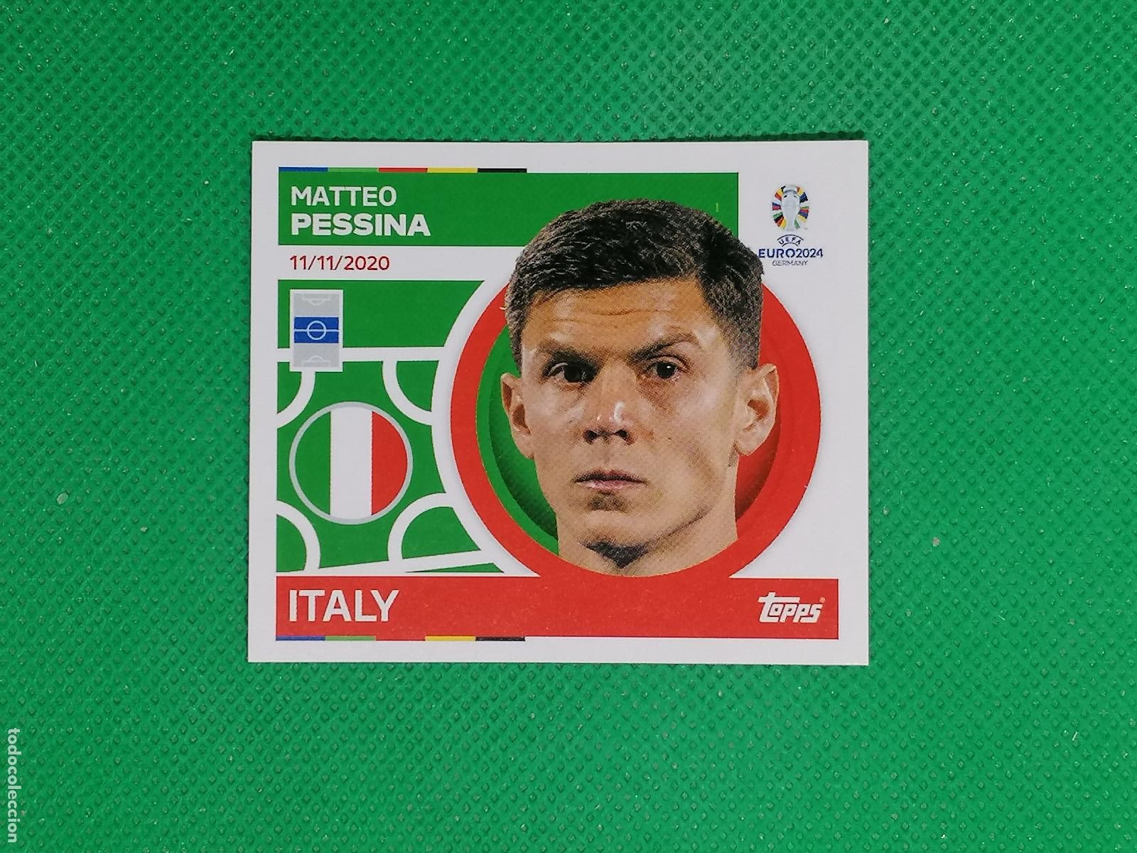Cromos de F&uacute;tbol: ITA 14 ITA14 MATTEO PESSINA ITALIA ⚽ TOPPS EURO 2024 24 GERMANY STICKERS ⚽