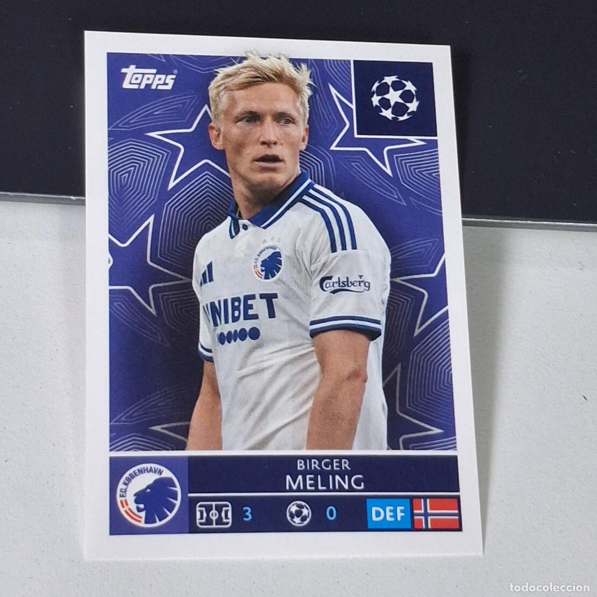 Cromos de F&uacute;tbol: B5 498 BIRGER MELING FC COPENHAGEN UEFA CHAMPIONS LEAGUE STICKER TOPPS 2025-26 2026 UCL