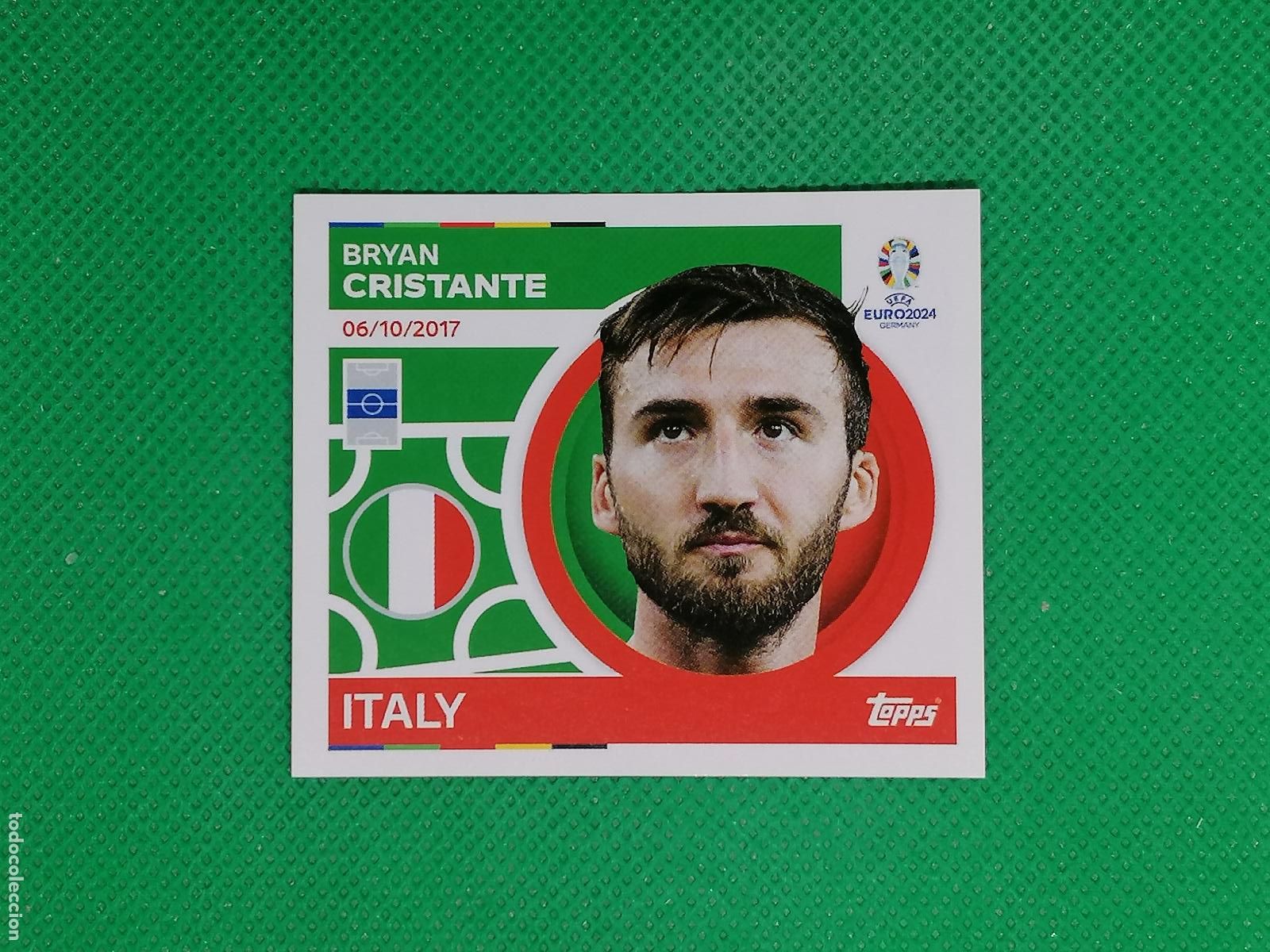 Cromos de F&uacute;tbol: ITA 17 ITA17 BRYAN CRISTANTE ITALIA ⚽ TOPPS EURO 2024 24 GERMANY STICKERS ⚽
