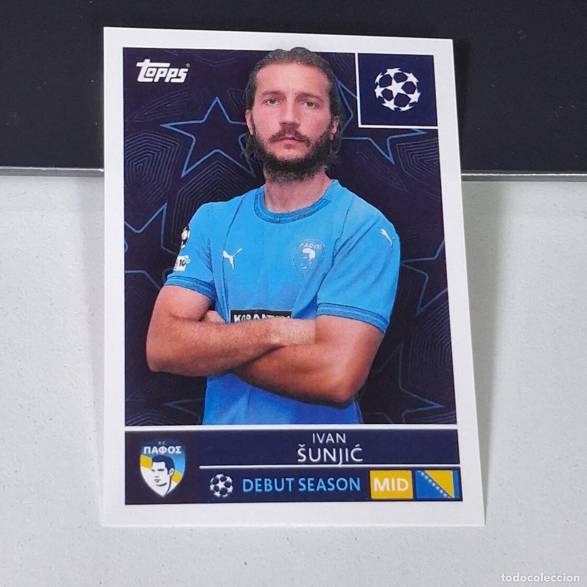 Cromos de F&uacute;tbol: B5 534 IVAN SUNJIC PAFOS STICKER CHAMPIONS LEAGUE 2025 2026 25 26 TOPPS