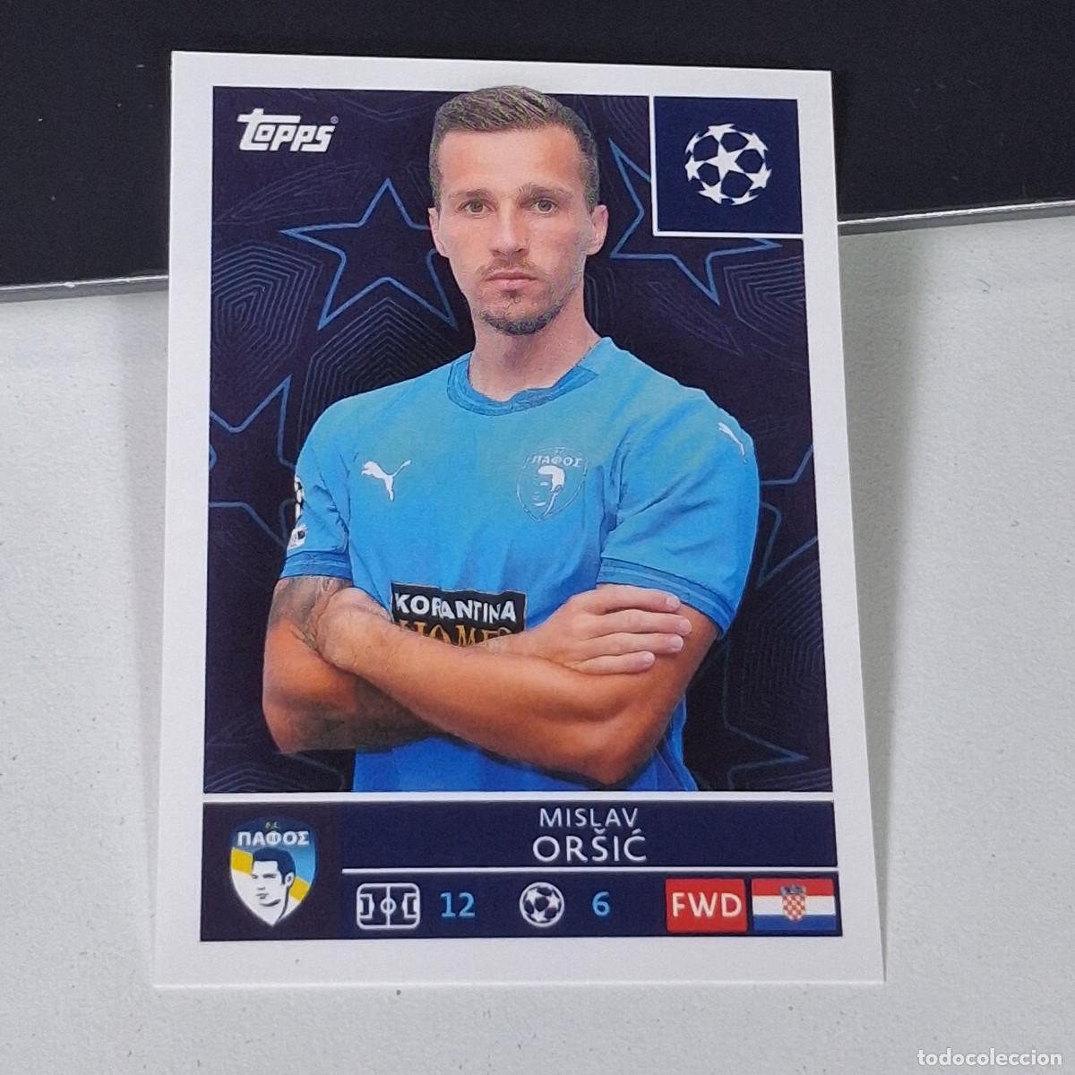 Cromos de F&uacute;tbol: B5 537 MISLAV ORSIC PAFOS STICKER CHAMPIONS LEAGUE 2025 2026 25 26 TOPPS