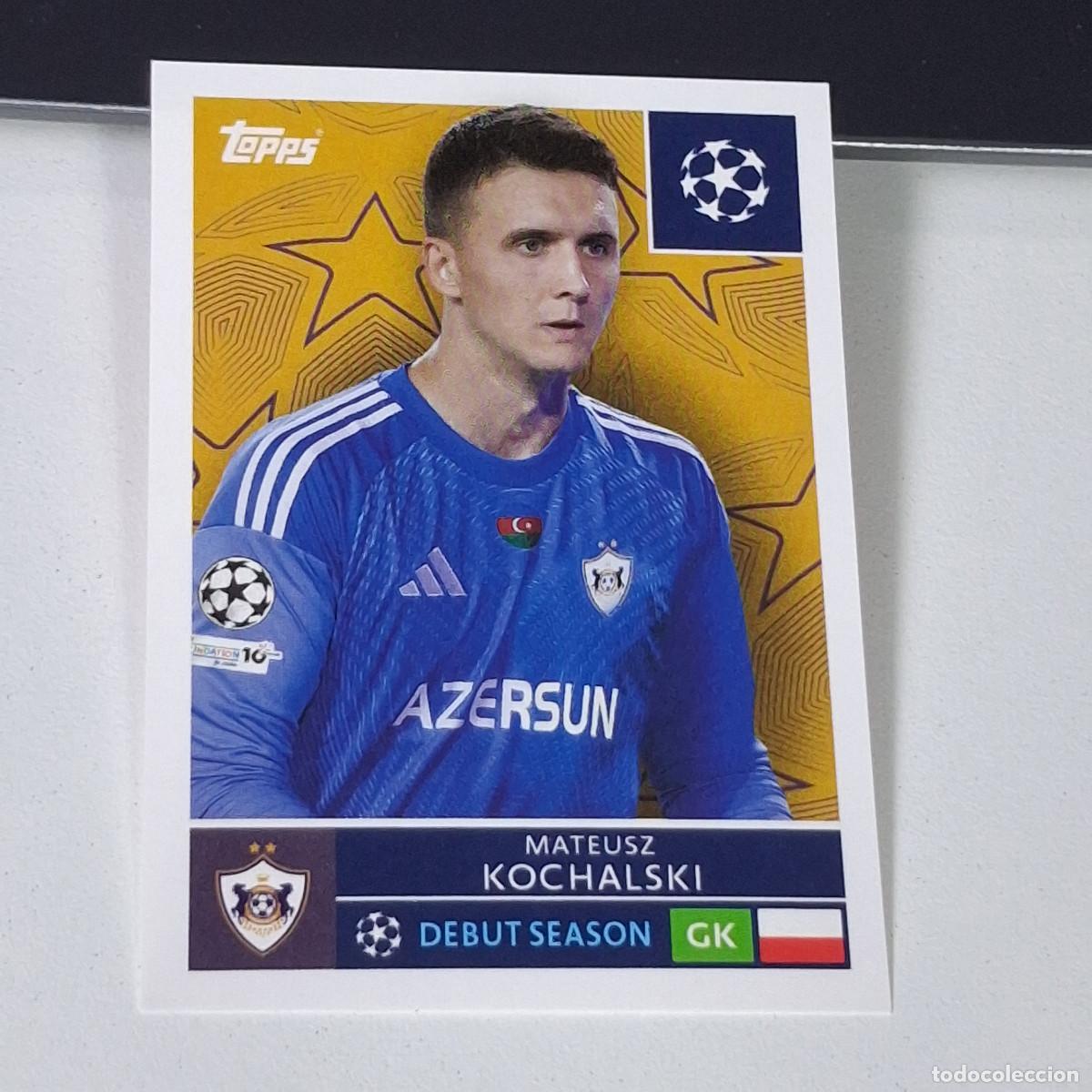 Cromos de F&uacute;tbol: B5 542 MATEUSZ KOCHALSKI QARABAĞ STICKER CHAMPIONS LEAGUE 2025 2026 25 26 TOPPS