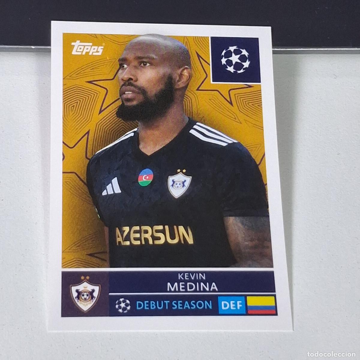 Cromos de F&uacute;tbol: B5 545 KEVIN MEDINA QARABAG FK UEFA CHAMPIONS LEAGUE STICKER TOPPS 2025-26 2026 UCL