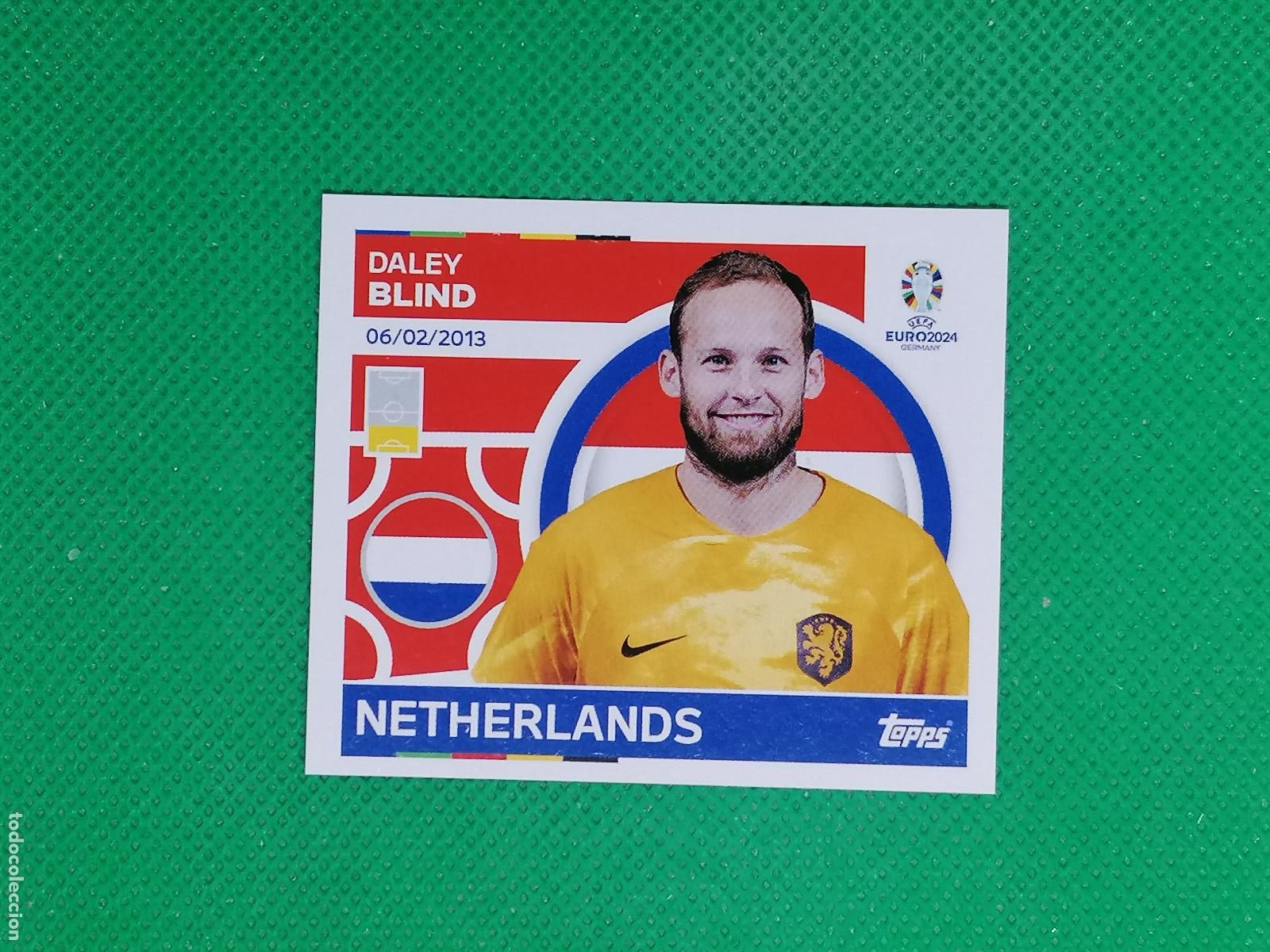 Cromos de F&uacute;tbol: NED 10 NED10 DALEY BLIND NEDERLAND HOLANDA ⚽ TOPPS EURO 2024 24 GERMANY STICKERS ⚽