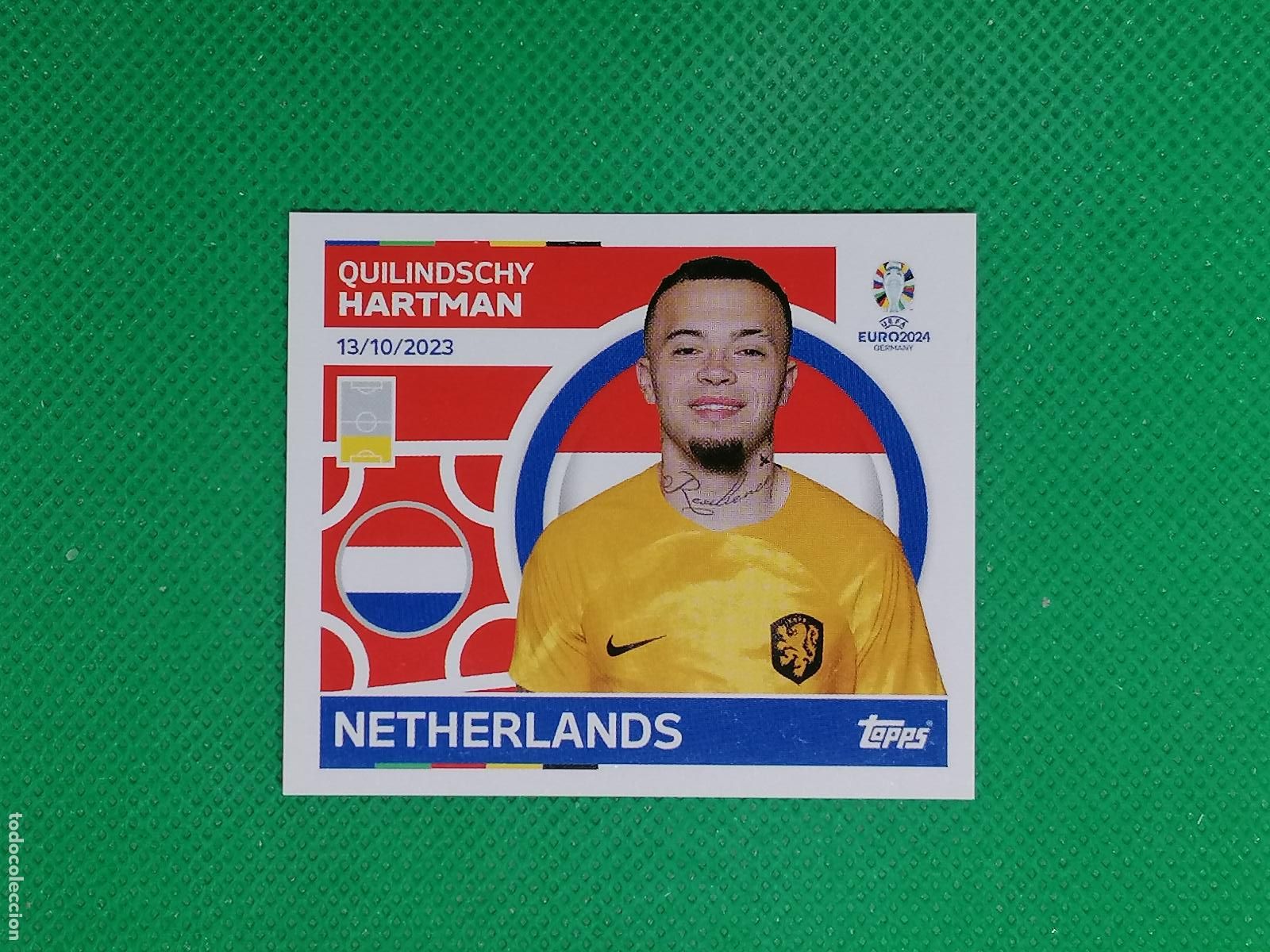 Cromos de F&uacute;tbol: NED 11 NED11 QUILINDSCHY HARTMAN NEDERLAND HOLANDA ⚽ TOPPS EURO 2024 24 GERMANY STICKERS ⚽
