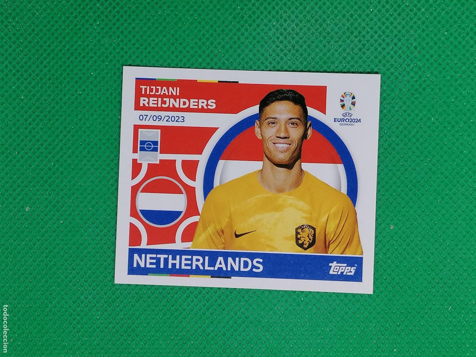 Cromos de F&uacute;tbol: NED 13 NED13 TIJJANI REIJNDERS NEDERLAND HOLANDA ⚽ TOPPS EURO 2024 24 GERMANY STICKERS ⚽