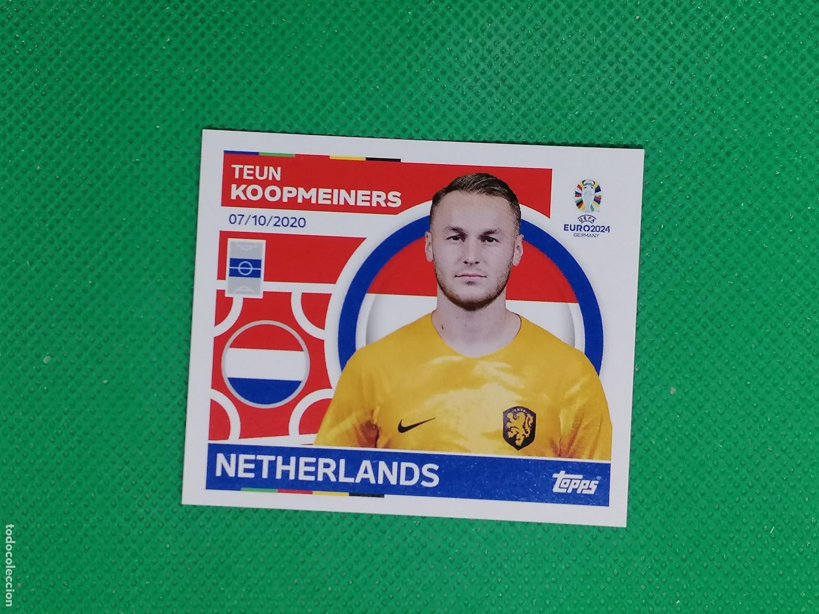Cromos de F&uacute;tbol: NED 15 NED15 TEUN KOOPMEINERS NEDERLAND HOLANDA ⚽ TOPPS EURO 2024 24 GERMANY STICKERS ⚽