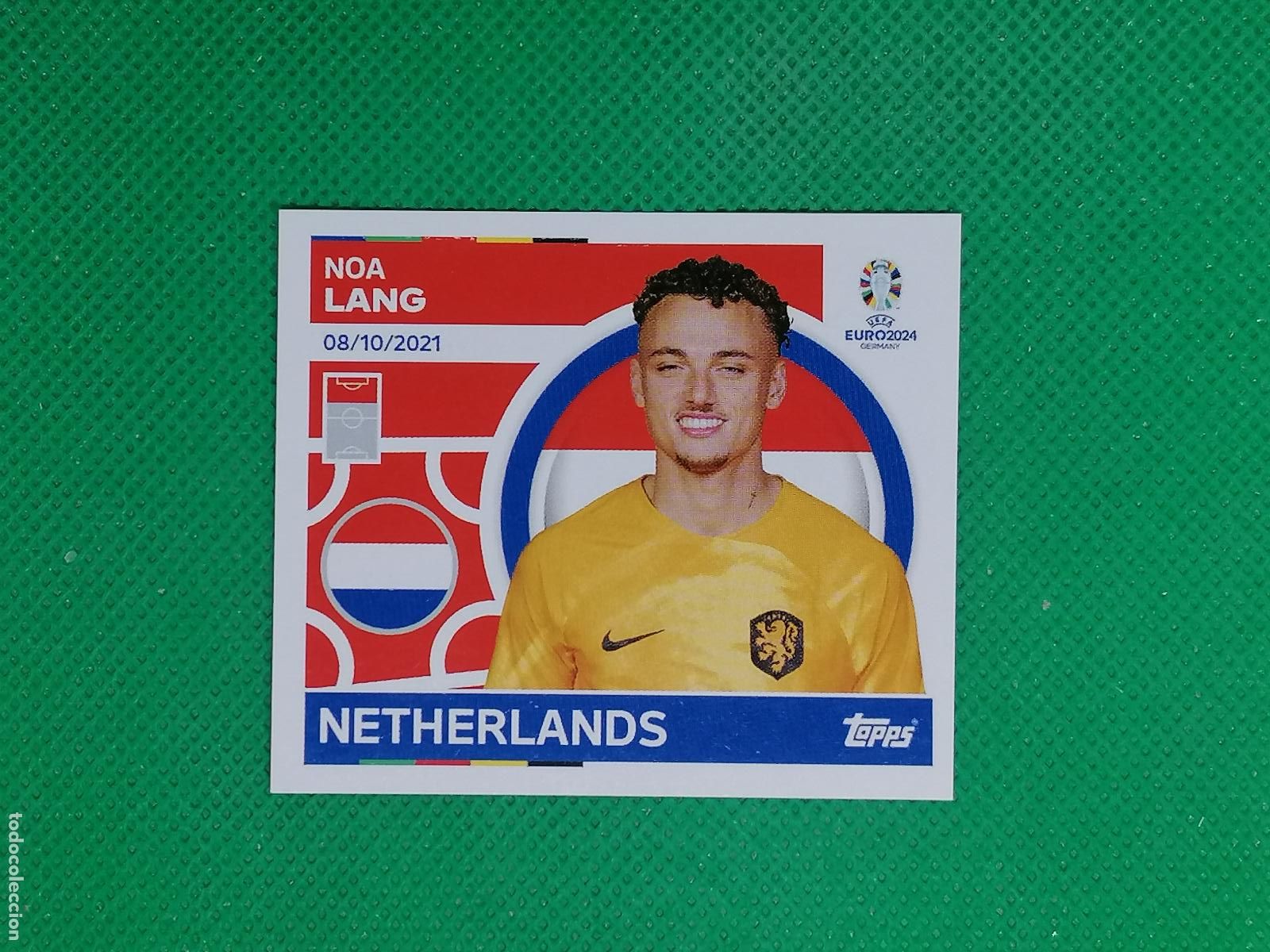 Cromos de F&uacute;tbol: NED 19 NED19 NOA LANG NEDERLAND HOLANDA ⚽ TOPPS EURO 2024 24 GERMANY STICKERS ⚽