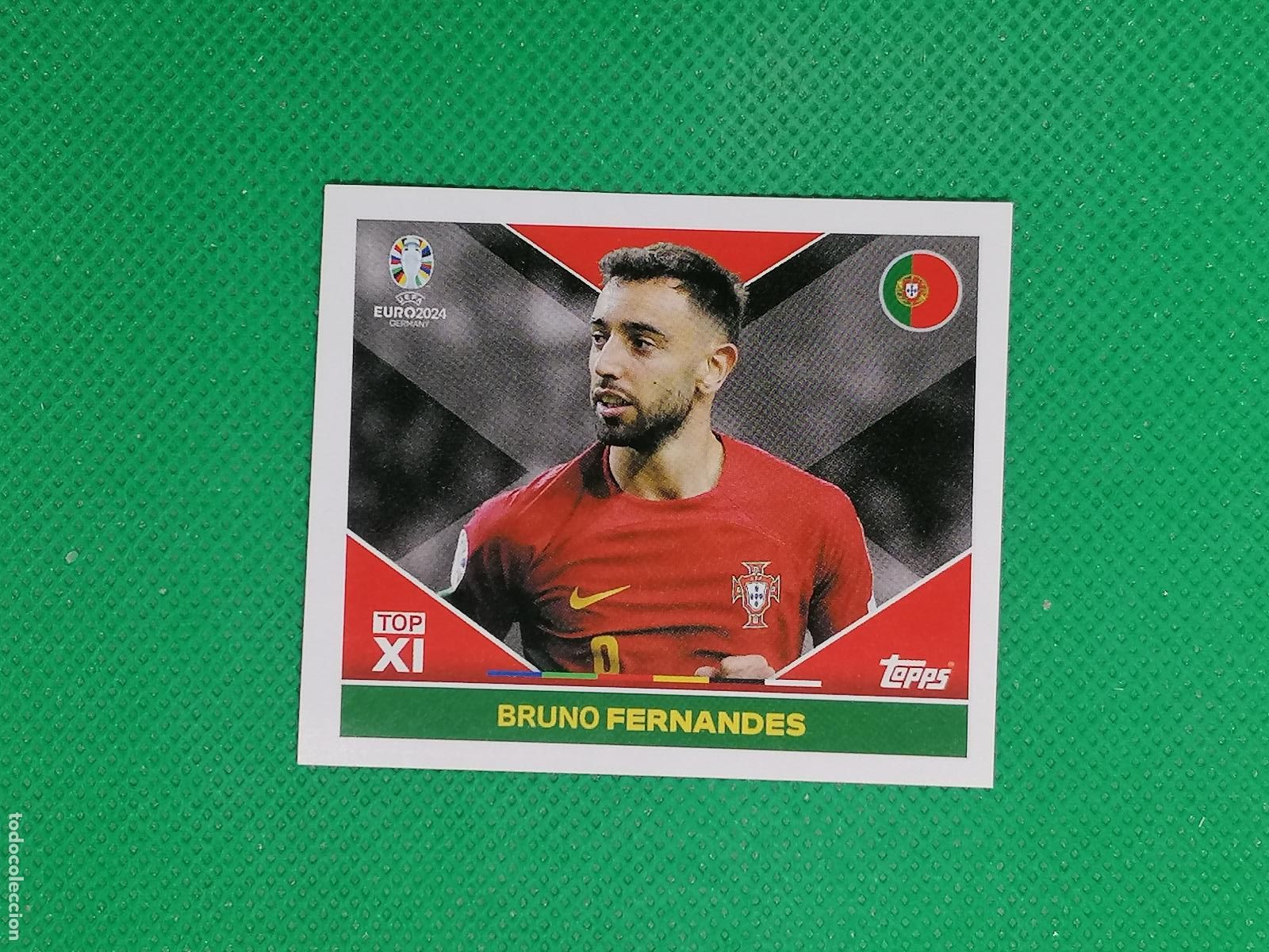 Cromos de F&uacute;tbol: POR TOP1 PORTOP1 BRUNO FERNANDES PORTUGAL ⚽ TOPPS EURO 2024 24 GERMANY STICKERS ⚽