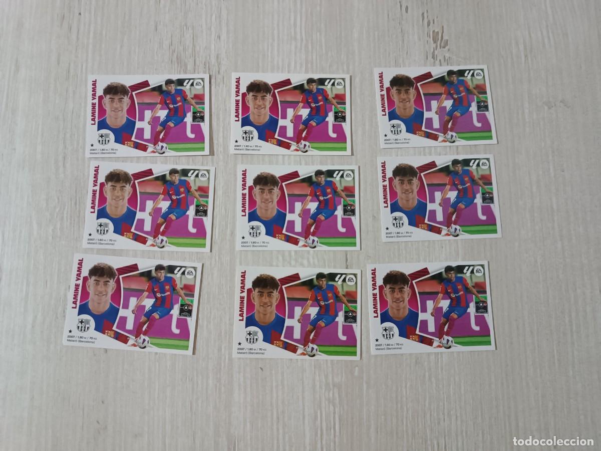 Cromos de F&uacute;tbol: LOTE 9 LAMINE YAMAL LIGA ESTE 24 25