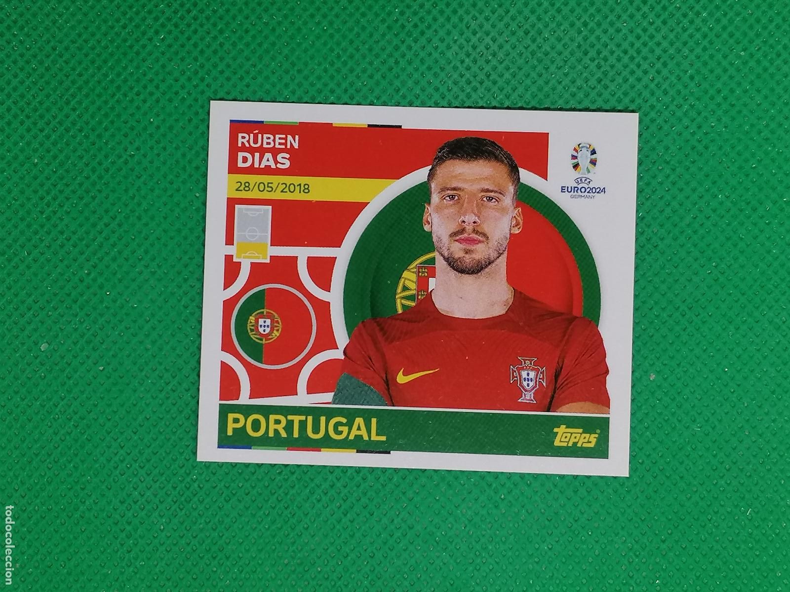 Cromos de F&uacute;tbol: POR 7 POR7 RUBEN DIAS PORTUGAL ⚽ TOPPS EURO 2024 24 GERMANY STICKERS ⚽
