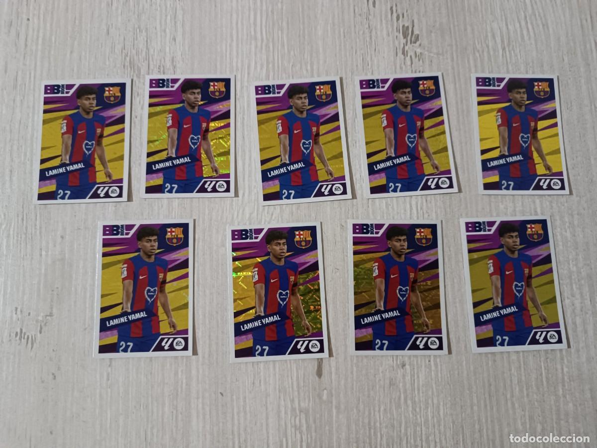 Cromos de F&uacute;tbol: LOTE 9 LAMINE YAMAL BABY BOOM LIGA ESTE 24 25
