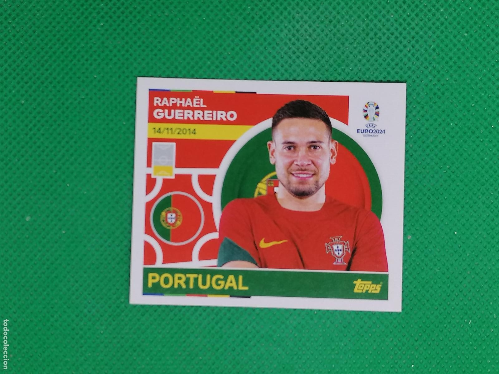 Cromos de F&uacute;tbol: POR 8 POR8 RAPHAEL GUERREIRO PORTUGAL ⚽ TOPPS EURO 2024 24 GERMANY STICKERS ⚽
