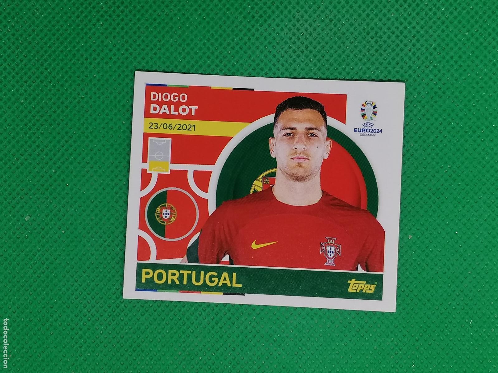 Cromos de F&uacute;tbol: POR 9 POR9 DIOGO DALOT PORTUGAL ⚽ TOPPS EURO 2024 24 GERMANY STICKERS ⚽