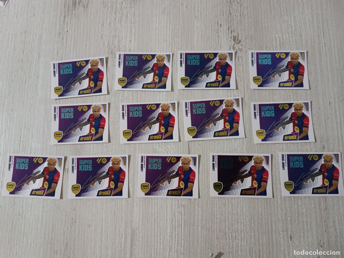 Cromos de F&uacute;tbol: LOTE 13 LAMINE YAMAL KROMIX LIGA ESTE 25 26