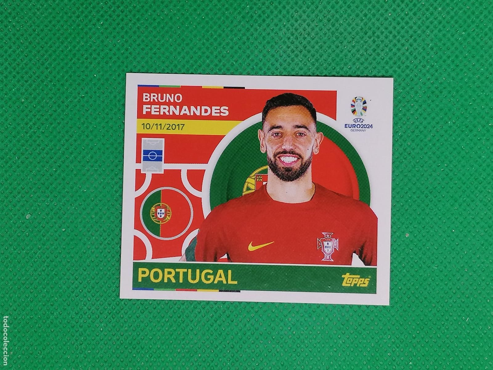 Cromos de F&uacute;tbol: POR 17 POR17 BRUNO FERNANDES PORTUGAL ⚽ TOPPS EURO 2024 24 GERMANY STICKERS ⚽
