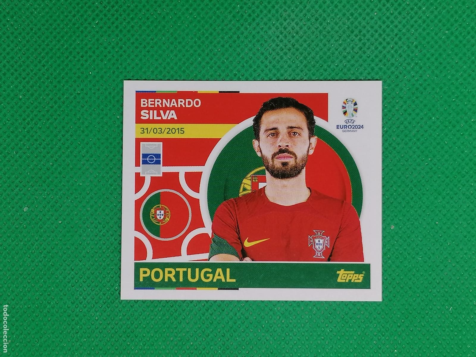 Cromos de F&uacute;tbol: POR 18 POR18 BERNARDO SILVA PORTUGAL ⚽ TOPPS EURO 2024 24 GERMANY STICKERS ⚽