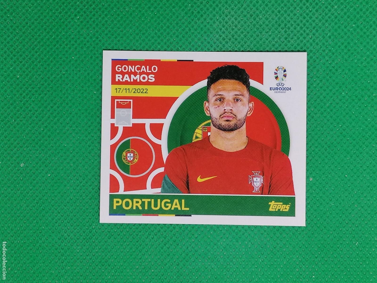 Cromos de F&uacute;tbol: POR 19 POR19 GONCALO RAMOS PORTUGAL ⚽ TOPPS EURO 2024 24 GERMANY STICKERS ⚽