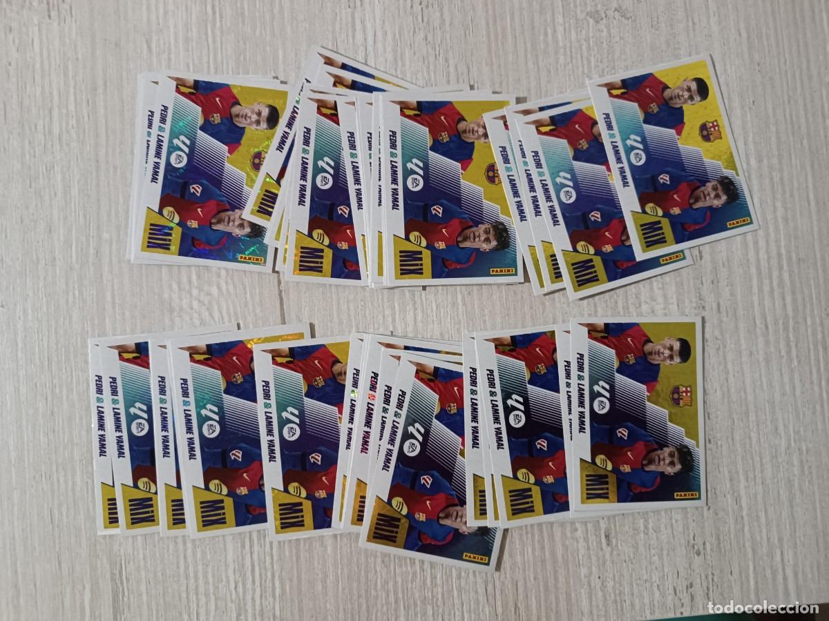 Cromos de F&uacute;tbol: LOTE 44 PEDRI LAMINE YAMAL MIX LIGA ESTE 25 26