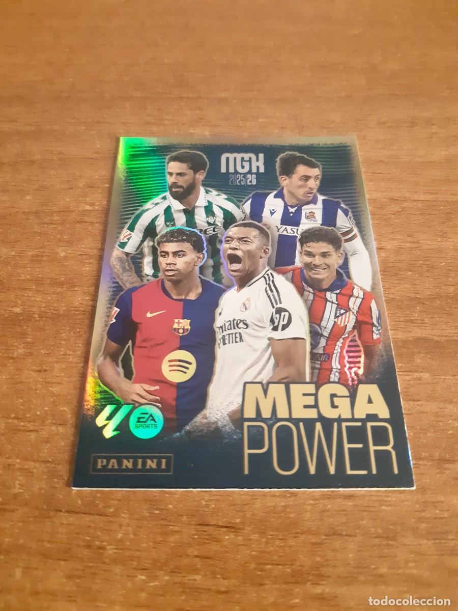 Cromos de F&uacute;tbol: N&deg;441 MEGA POWER CARD LAMINE YAMAL MBAPPE JULIAN... MGK 25-26 PANINI MEGACRACKS 2025 2026. NUEVO