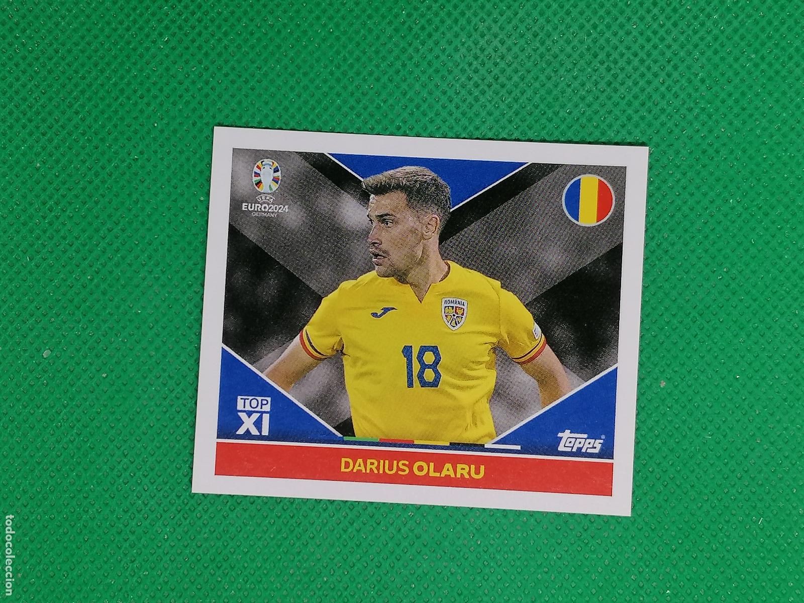 Cromos de F&uacute;tbol: ROM TOP2 ROMTOP2 DARIUS OLARU RUMANIA ⚽ TOPPS EURO 2024 24 GERMANY STICKERS ⚽