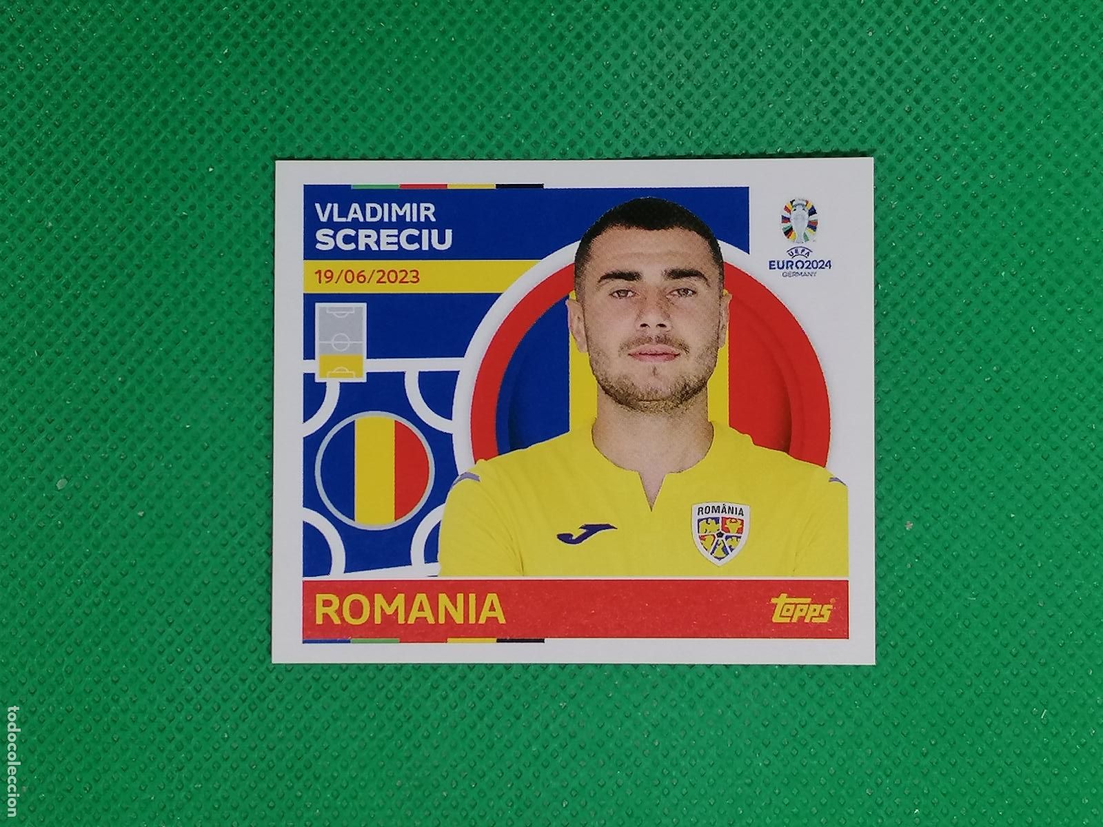 Cromos de F&uacute;tbol: ROM 8 ROM8 VLADIMIR SCRECIU RUMANIA ⚽ TOPPS EURO 2024 24 GERMANY STICKERS ⚽