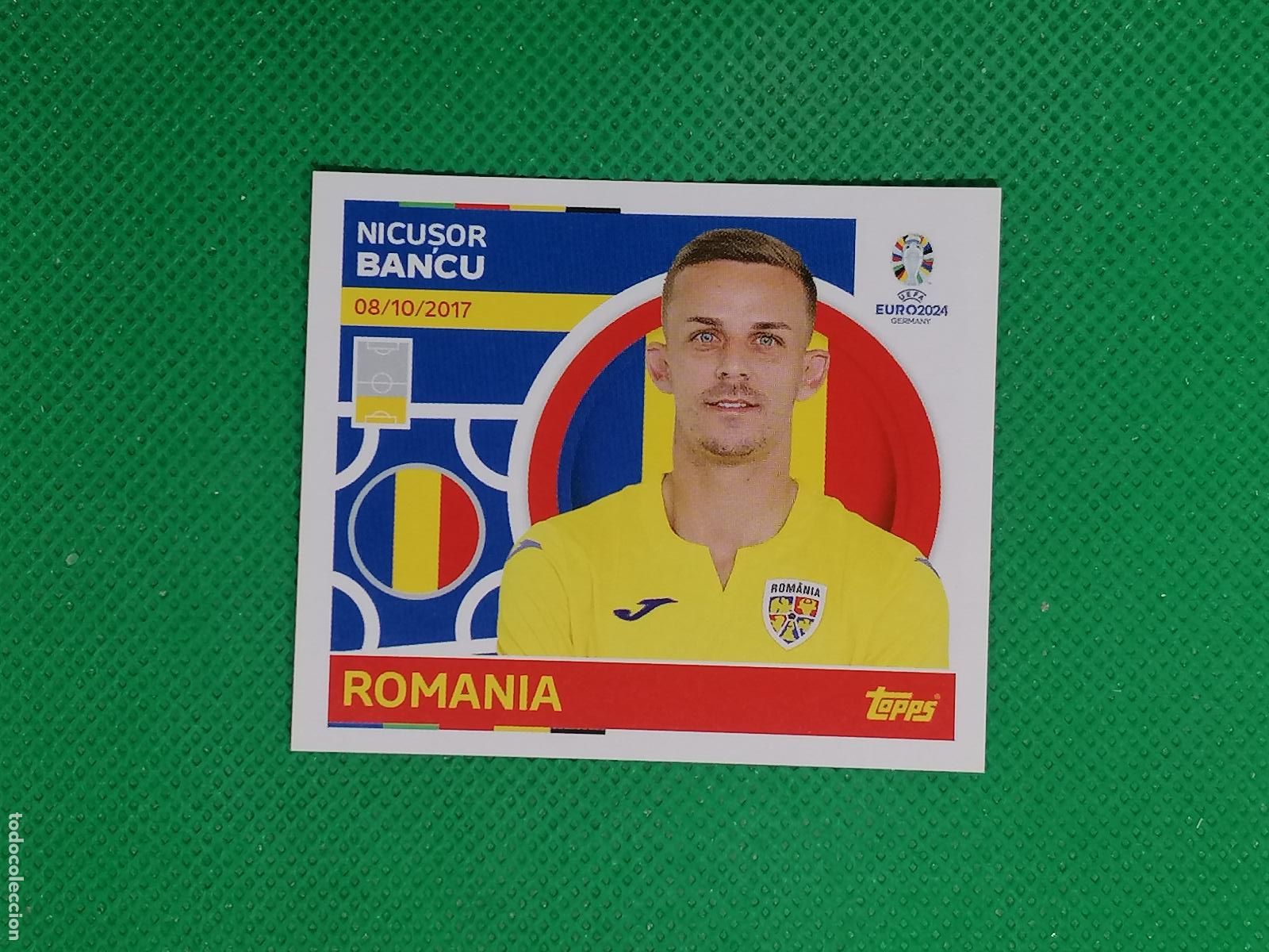 Cromos de F&uacute;tbol: ROM 9 ROM9 NICUSOR BANCU RUMANIA ⚽ TOPPS EURO 2024 24 GERMANY STICKERS ⚽
