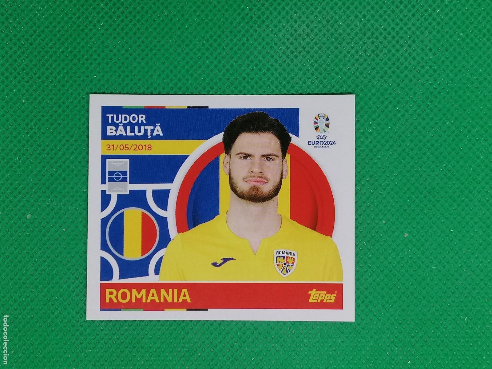 Cromos de F&uacute;tbol: ROM 11 ROM11 TUDOR BALUTA RUMANIA ⚽ TOPPS EURO 2024 24 GERMANY STICKERS ⚽