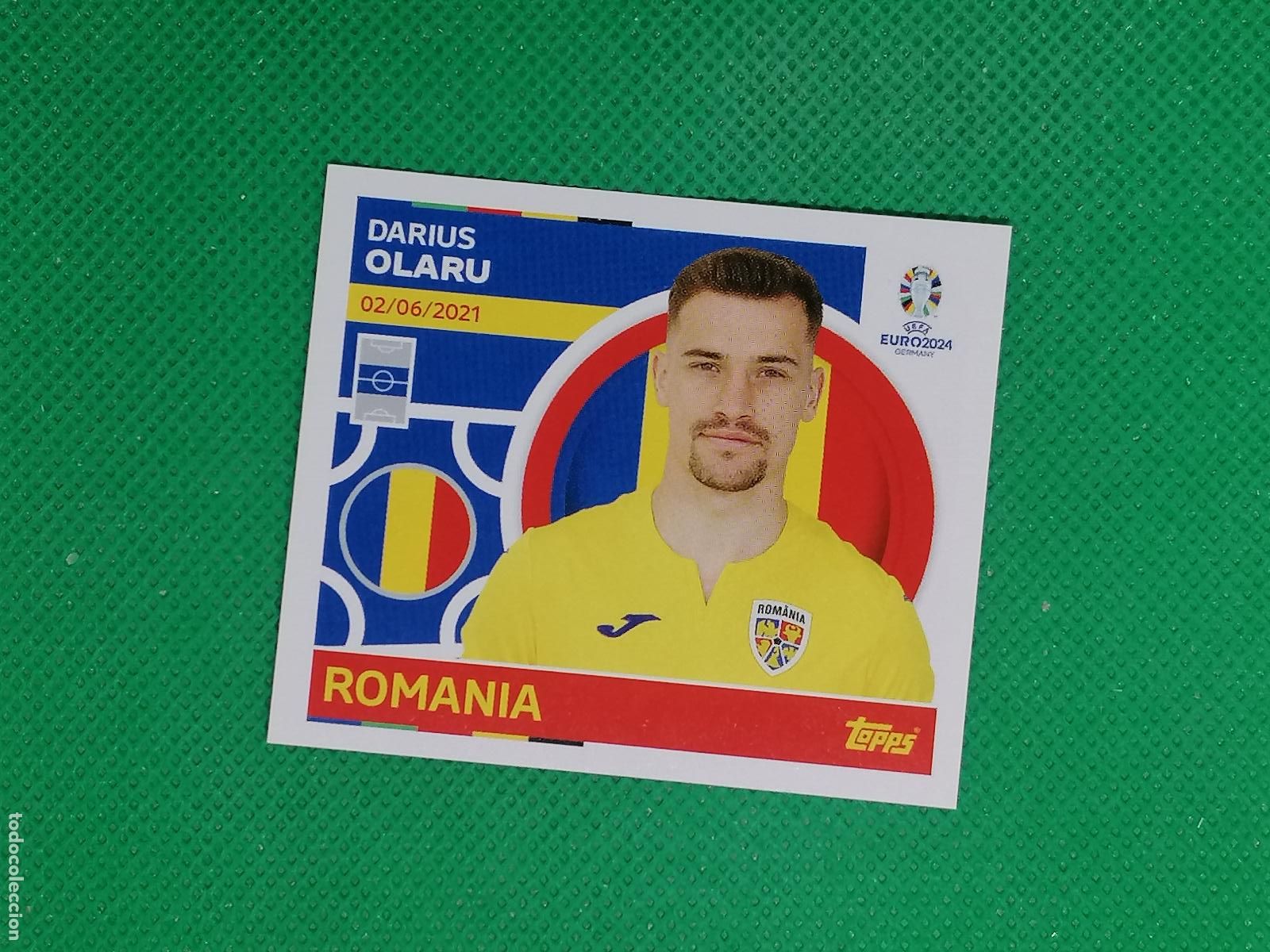 Cromos de F&uacute;tbol: ROM 13 ROM13 OARIUS OLARU RUMANIA ⚽ TOPPS EURO 2024 24 GERMANY STICKERS ⚽